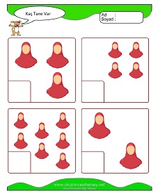 Kaç Tane Var Çalışma Sayfaları